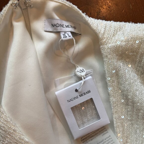 Nadine Merabi Caitlin White Dress - Picture 7 of 8